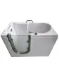Opened walk-in tub for the disabled with a door - MEDICA H5621-130-L 130x70 cm