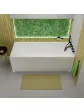 Rectangular bathtub on legs made of sanitary acrylic with frame - 170x70 cm BERNO