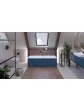 Rectangular acrylic bathtub PrimaLine QUATRO DUO 170x75 - 4