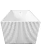 MESOLA 150x75 rectangular grooved bathtub