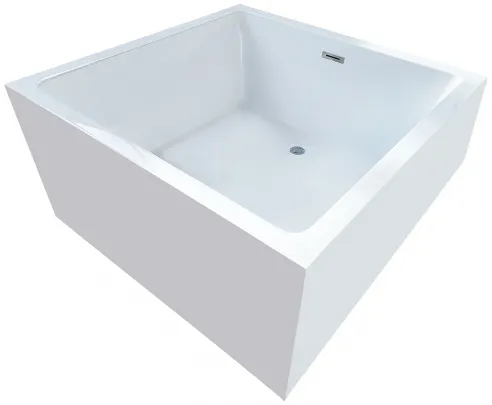 Freestanding square bathtub - SERANO 120x120 cm