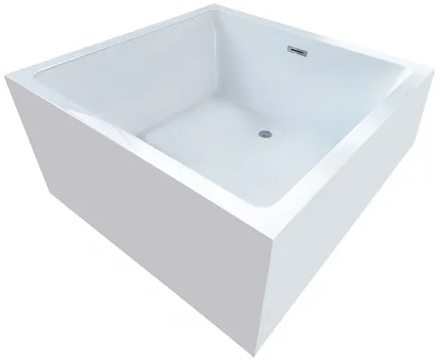 Freestanding bathtub - SERANO 120x120 cm Freestanding square bathtub - SERANO 120x120 cm