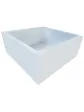 Freestanding square acrylic bathtub on legs - 150x150 SERANO