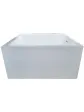 Small freestanding square bathtub - 120x120 cm SERANO