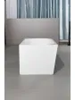 Freestanding corner bathtub 150x75 LAOLA - left side view