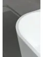 Freestanding corner bathtub 150x75 LAOLA right with a thin rim
