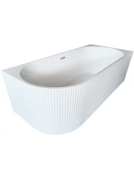 Free-standing corner bathtub on the wall - 150x75 cm IMOLA