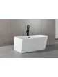 Freestanding left corner bathtub 180x80