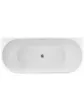 ARISTA freestanding wall-mounted bathtub 170x80 top view
