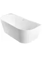 Freestanding wall-mounted acrylic bathtub ARISTA 170x80 cm