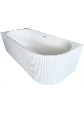 Free-standing corner bathtub on the wall - 150x75 cm IMOLA