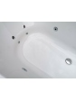 SORENA OVAL freestanding whirlpool bathtub 80x180 cm