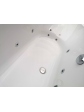SORENA OVAL 180x80 cm free-standing whirlpool tub