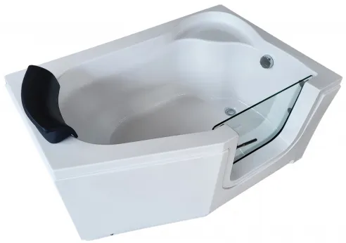 Shallow bathtub for the elderly and disabled - MEDICA 135x90 cm