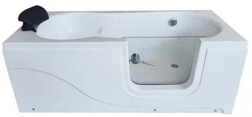 Low walk-in bath with door for the elderly - 170x80 cm MEDICA Low walk-in bathtub with a door for seniors - MEDICA 170x80 cm