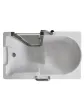 Walk-In bathtub with door for disabled - 115x70 cm MEDICA