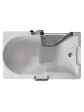 Walk-In bathtub with door for disabled - MEDICA H5621-130-L 130x70 cm