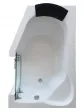 Walk-in bathtub with door for the elderly or disabled - 135x90 cm MEDICA