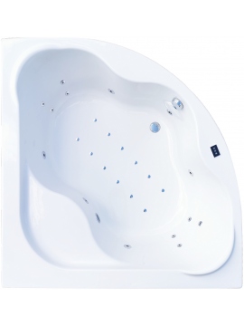 Corner whirlpool bathtub ORUNA 150x150 cm
