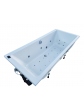 Rectangular bathtub with hydromassage 180x80 - ExclusiveLine series - KEO model. The best Polish quality. - 5