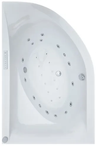 Wanna narożna z hydromasażem - Mila 150x100 Wanna narożna z hydromasażem - Mila 150x100