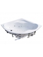 Whirlpool bathtub symmetric corner ExclusiveLine ORUNA 150x150 cm - 2