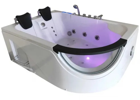 Corner 2-person jacuzzi bathtub SGM-KL9209R 170x120 left
