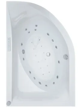 Wanna narożna spa z hydromasażem - Mila 170x110