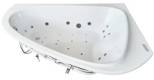 Wanna dwuosobowa z hydromasażem - 139 x 196 cm Wanna dwu-osobowa narożna z hydromasażem - 139 x 196 cm
