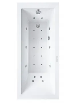 Rectangular whirlpool bathtub 160x70 cm - SOLAR model, ExclusiveLine series