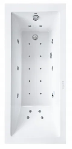 Wanna z hydromasażem 160x70 cm prostokątna - model SOLAR Wanna z hydromasażem prostokątna 160x70 cm - model SOLAR, seria ExclusiveLine