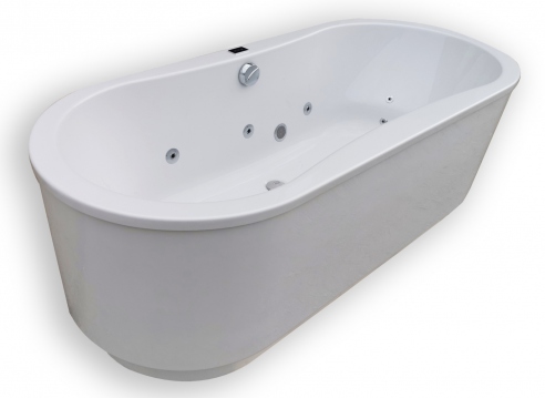 Wanna wolnostojąca z hydromasażem 180x80 cm SORENA OVAL PLUS Polska wanna wolnostojąca z hydromasażem 180x80 cm SORENA OVAL