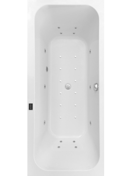 Whirlpool bathtub rectangular VESSA DUO 190x90 cm