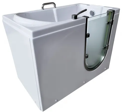Walk-in bathtub with opening door - MEDICA 100x70 Walk-in bathtub with opening door - MEDICA 100x70